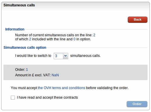 Simultaneous calls